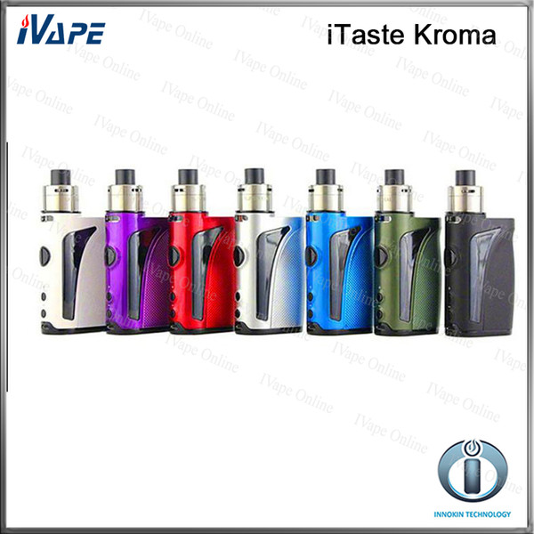 100% Original Innokin iTaste Kroma Kit 2ml 75W 2000mah Kroma Mod With Slipstream RDA Tank Vape while Charging Vaporizer