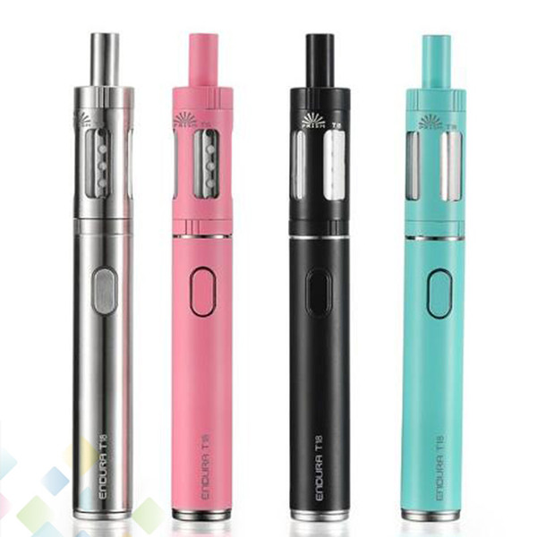 Original Innokin Endura T18 Vaporizer Starter Kit 1000mah T18 Battery 2.5ml Top Fill Tank 4 Colors Endura T18 Pen Kit DHL Free