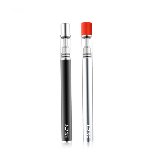 5S C1 C2 Disposable Vape Pen Wax Vaporizer Starter Kit 320mah e Cigarettes Kits Ceramic Coil Glass Cartridge .3ml .5ml Vape Pens