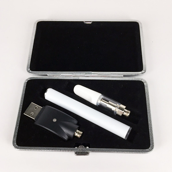 New Hot Cell TH205 Atomizer + Cell Battery + USB Charger 510 Thread Cartridge Vape Battery Vapor Pen Kit with Box Packing