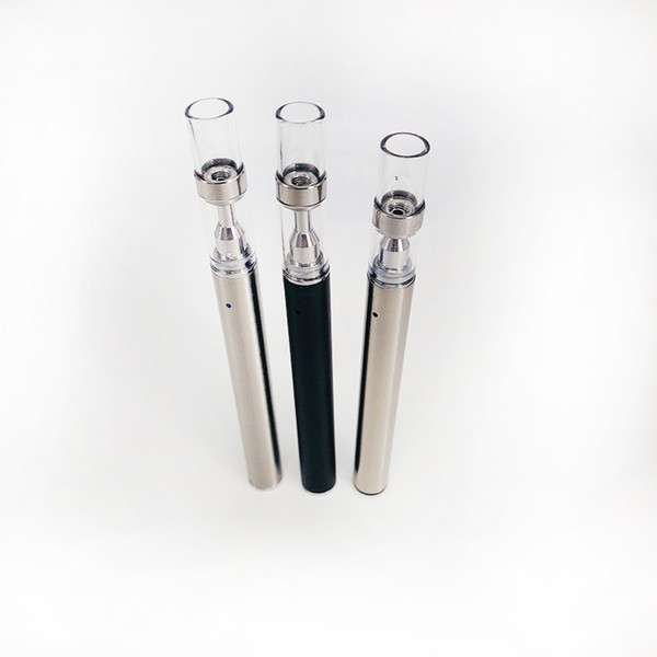 Disposable vape pen C3 C4 ecig kit 510 Cartridge Thick oil vertical Ceramic coil atomizer starter kit with 350mah rechargeable Battery