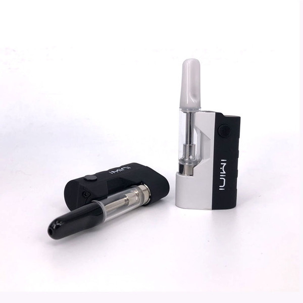 Hot Imini mod Concentrate oil Atomizer Portable ecig Starter Kit 500mAh 510 Battery th210 1ml Ceramic coil glass Cartridge vape pen kits