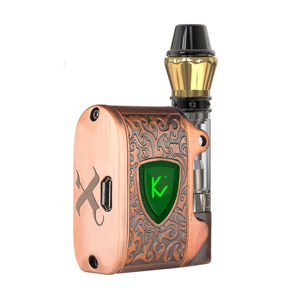 100% Original Kangvape Zeus Mod Kit 450mAh Vape Box Preheat VV Variable Voltage Battery 0.5ml Ceramic Coil K3 Thick Oil Cartridge Authentic