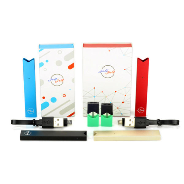 Joll Joll Kit 280mah Compatible JUL Battery With 2pcs JUL Pods JUL Pod 0.7ml Vape Cartridges COCO Smoking Electronic Cigarette