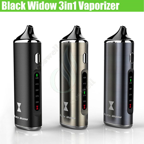 Original Black Widow Kingtons 3in1 wax oil dry herb mod box kit herbal vaporizer e juice Liquid vapor mods vape pen e cig cigarette Kits DHL