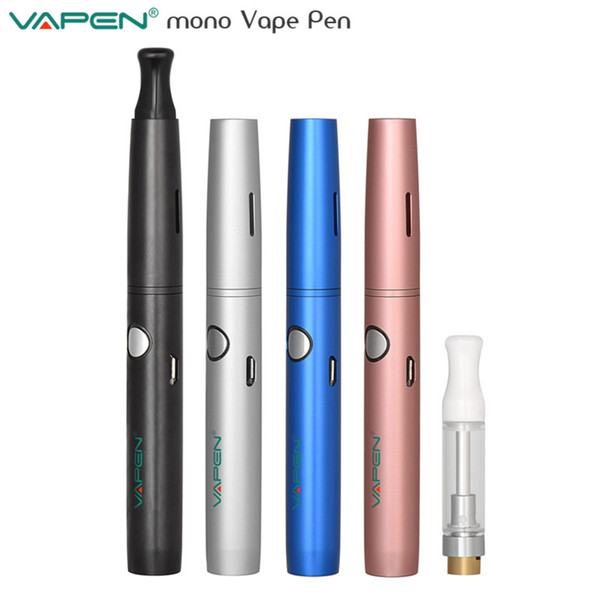 Original VAPEN mono Vape Pen Cartridges Kit Tank Preheat Voltage Variable Battery 650mAh Portable Magnetic Thick oil Vaporizer e cigs Vapor