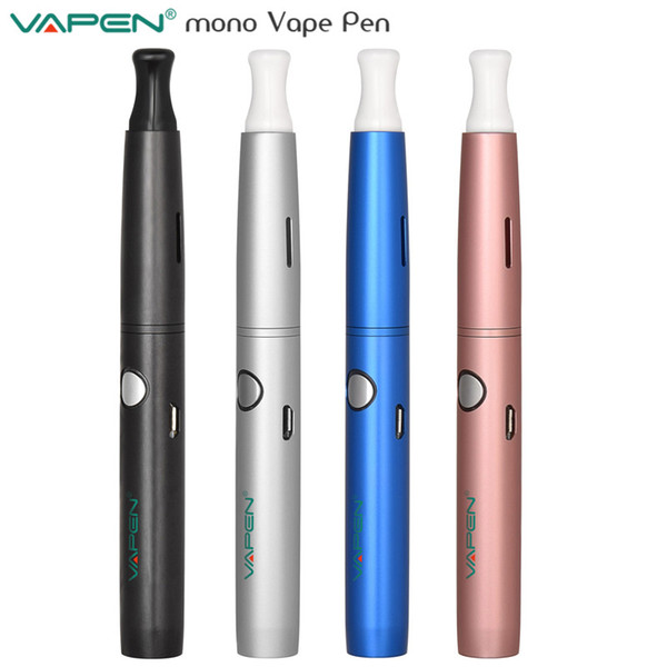 Original VAPEN mono Vape Pen Cartridges Kit Tank Preheat Voltage Variable Battery 650mAh Portable Magnetic Thick oil Vaporizer e cigs Vapor