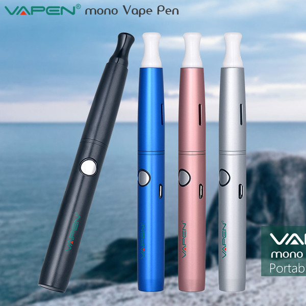 Newest VAPEN mono Vape Pen Cartridges Kit Tank Preheat Voltage Variable Battery 650mAh Portable Magnetic Thick oil Vaporizers e cigs Vapor