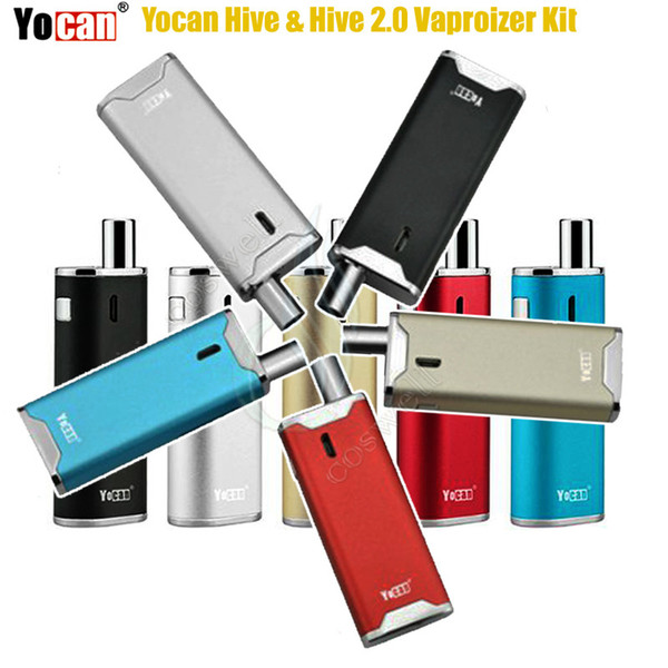 Yocan Hive 2.0 & Hive Vaporizer Kit 2in1 Dab Vape Pen Variable Voltage 650mAh Box Mod Vapor for Concentrate CO2 Oil Juice Wax e Cigarettes