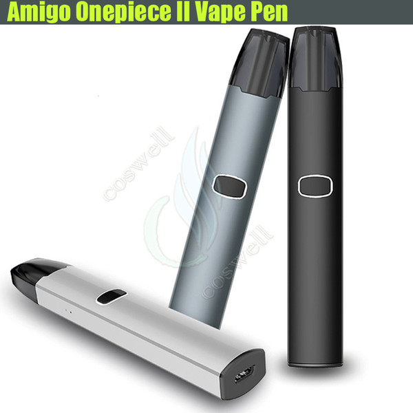 100%Original Itsuwa Amigo One Piece II Vape Pen OnePiece 2 Portable Vapor Pod Vape Kit 420mAh Battery 1.5ml 1.2ohm Cartridges ecig Vaporizer