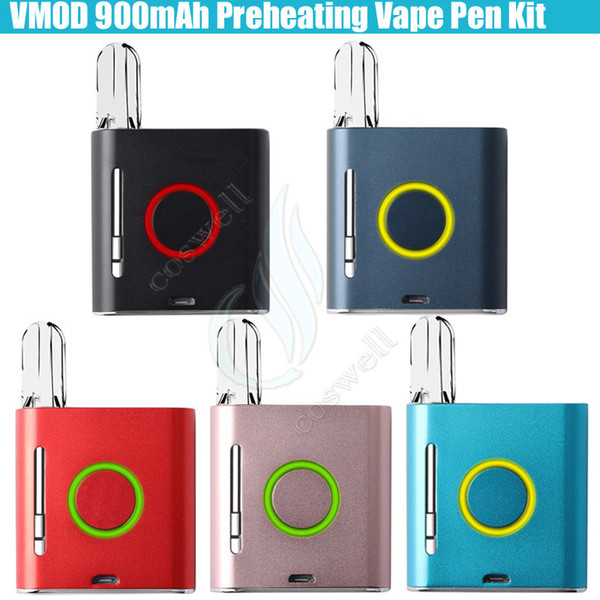 Original VapMod VMod 900mAh Preheat VV Box Mod XTank Plus Cartridge Starter Kit VapeMod Battery Vaporizer Vape Pen Thick Oil Wax Atomizers