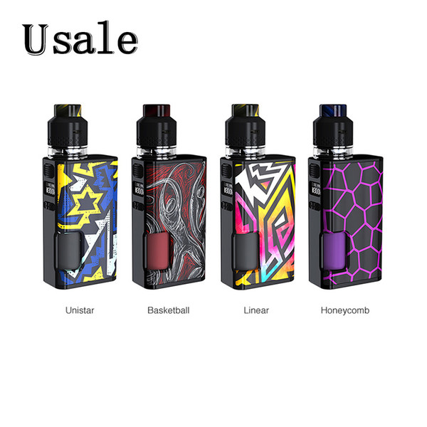 Wismec Luxotic Surface 80W Squonk TC Kit with Wismec Luxotic Surface Box MOD & 24mm Diameter Kestrel Tank 2ml Atomizer 100% Original