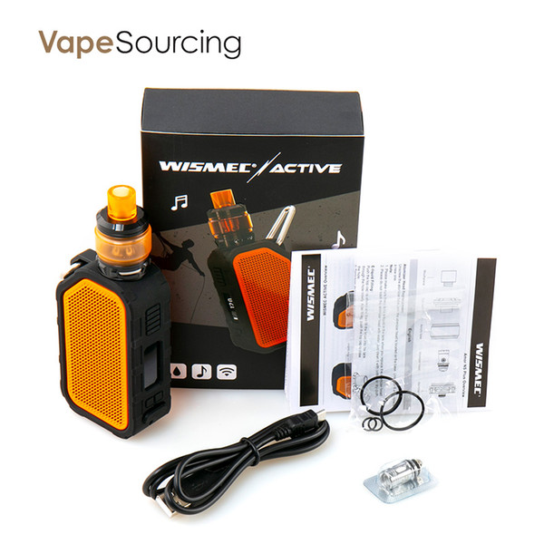 {Current Stock} Original Wismec Active Kit with Amor NS Plus Tank 4.5ml Adopte Bluetooth Waterproof/shockproof Mod Fast Shipping