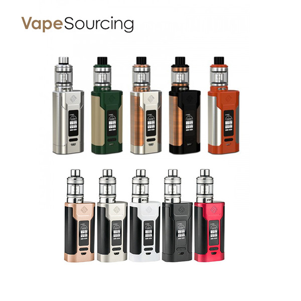 Original WISMEC Predator 228 with Elabo Kit Dual 18650 Cells 228W Vape Mod with 4.9 / 4.6ml Elabo Tank E-cig New Colors