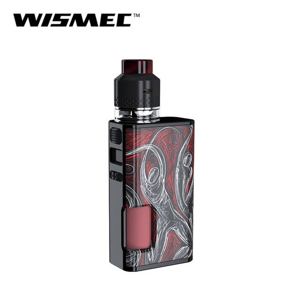 Retail Wismec squonk kit Luxotic Surface mod with 2ml KESTREL Tank power by 1pcs 18650 100% Original E-cigarettes