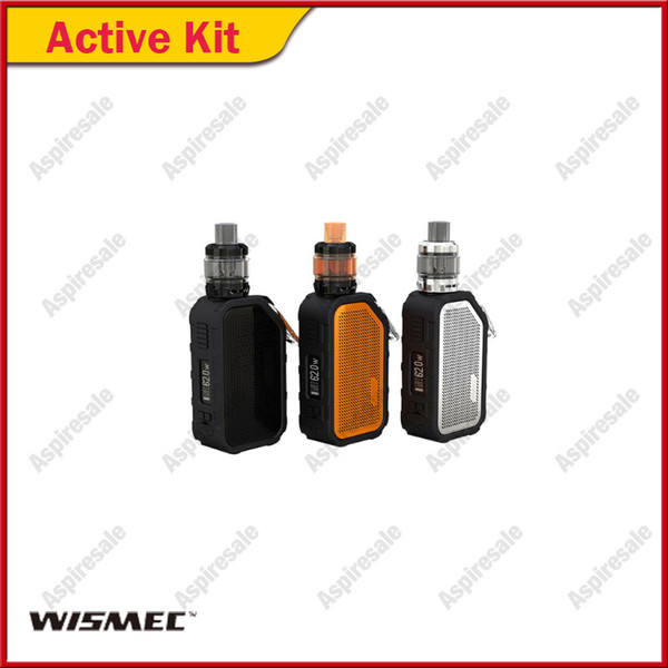 Original Wismec Active Kit 80W Bluetooth Speaker Active BOX MOD Vape with 4.5ML AMOR NS Plus Tank E Cigarette Vaporizer