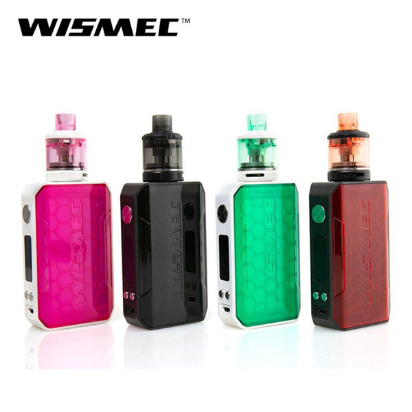 100%Authentic Wismec SINUOUS V200 200W TC Kit with SINUOUS V200 MOD & 3ml Amor NSE Atomizer Tank Ecig Vape