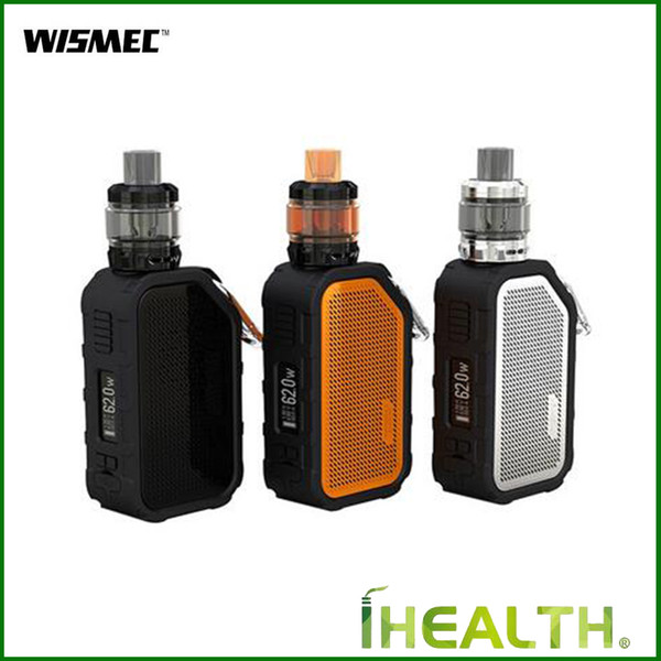 100% Authentic Wismec Active Kit with Bluetooth Speaker Waterproof 80W Active BOX MOD Built-in 2100mAh Battery 4.5ML AMOR NS Plus Tank