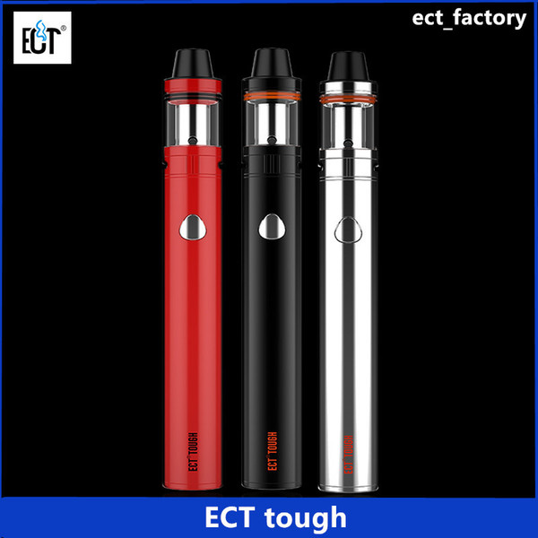 new ect original ect tough e cigarrette 2.0ml huge vaporizer 2200mah battery electronic cigarette 10W-20W-40W ect tough kit