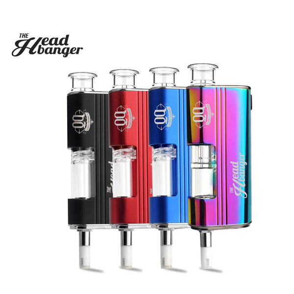 Airistech Headbanger wax vapor kit thick oil vaporizer Qcell quartz 1500mah best selling wax vape pen mod big vapor wax vaporizer