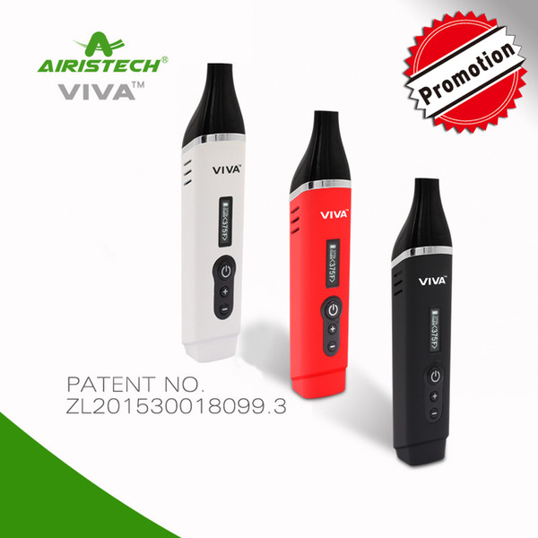 Airistech Herbva Viva best selling dry herb vapr OLED diaplay 3 temperature settings fast heating dry vaporizer for herb