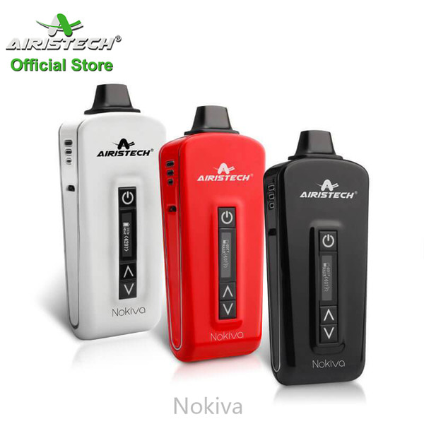 Airistech Herbva Nokiva vape mod kit OLED diaplay fast heating 2200mah battery big vapor dry vaporizer for herb