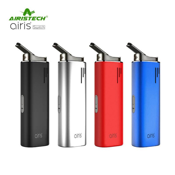 Airistech Switch 360 rotation mouthpiece ceramic chamber dryherb coil 30 seconds to heat-up 2200mah 3in1 dry herb vaporizer