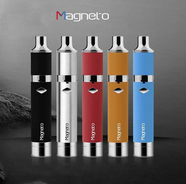 Yocan Magneto Starter Kits 1100mah Battery Wax Pen Dry Herb Magnetic Coil Cap Built-in Silicone Jar Ceramic Coil Vape Pen kits