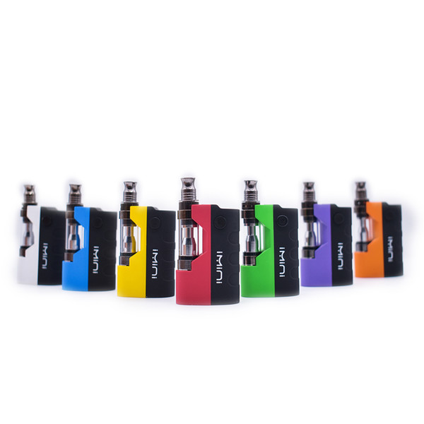 Authentic imini Thick Oil Cartridges Vaporizer Kits 520mAh Box Mod Battery 510 Thread Liberty V1 Hiflo Tank Wax Atomizer Vape Pen Starter