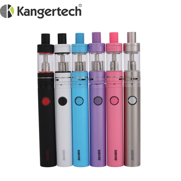 Subvod Kanger Starter Kit 1300 mAh Bateria 3.2 ML Toptank Nano/Subvod Mega TC 2300 mah 4 ML Toptank Mini Atomizador Vape