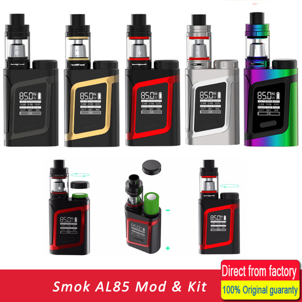 100% Alien AL85 Kit with TFV8 Electronic Cigarette Baby Tank 3 ml 85 W AL85 Vape MOD vs istick Kit Alien Peak Mod