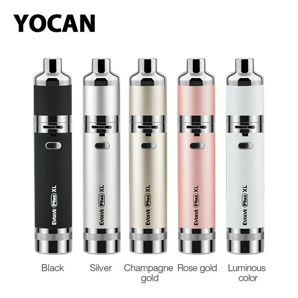 Vape Pen Kit Wax Yocan Originals Evolve Plus XL 1400 mah Evolve Plus Starter Kit Vaping Wax Herb Dries Vaporizer Best Flavor E-cig