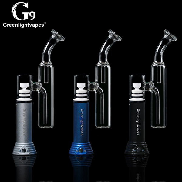 Original G9 Greenlightvapes Portable Mini Henail Kit With 1500mah Built-In Battery And 3 XL Nails DHL