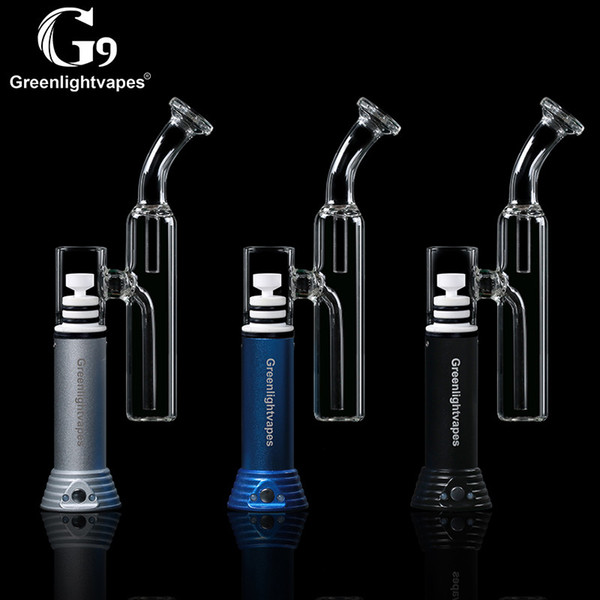 100% Original G9 Greenlightvapes Mini Henail Kit Amazing Device For Dabbers And Dab Rig Wax Pen Travel Case Packing