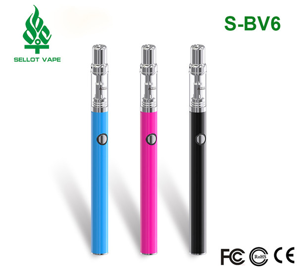 BUD V6+B6 Vape pen kit with 0.5ml oil vaporizer pen cartridges 350mah 510 thread vape cartridges