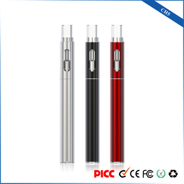 Top quality CH5 vape Kit Vaporizer pen 290mAh battery O pen Cartridge atomizer Vapor WAX thick Oil e cigarettes mods vape tank cartridge