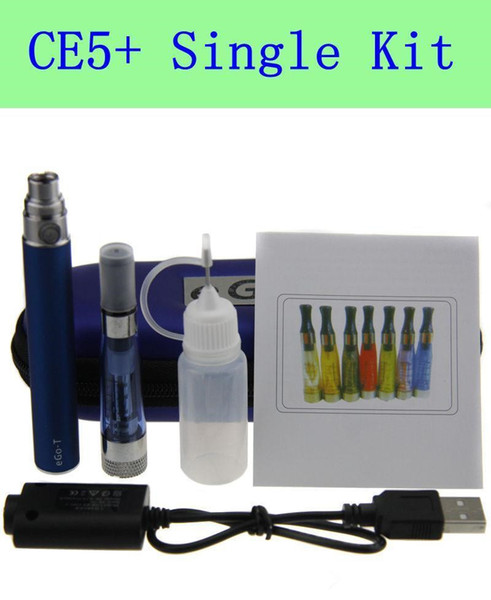 CE5+ eGo-T Zipper Case Kit - 11 colors electronic cigarette CE5 plus starter kits with ce5+ atomizer and 650 900 1100mAh ego battery