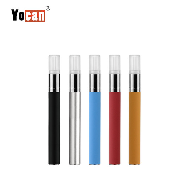 Authenic Yocan Stix Kit Vape Pen Ceramic Coils 0.6Ml Cartridges Vape Tank 320Mah Adjustable Voltage Battery Leak-Proof Design Vaporizer Kit