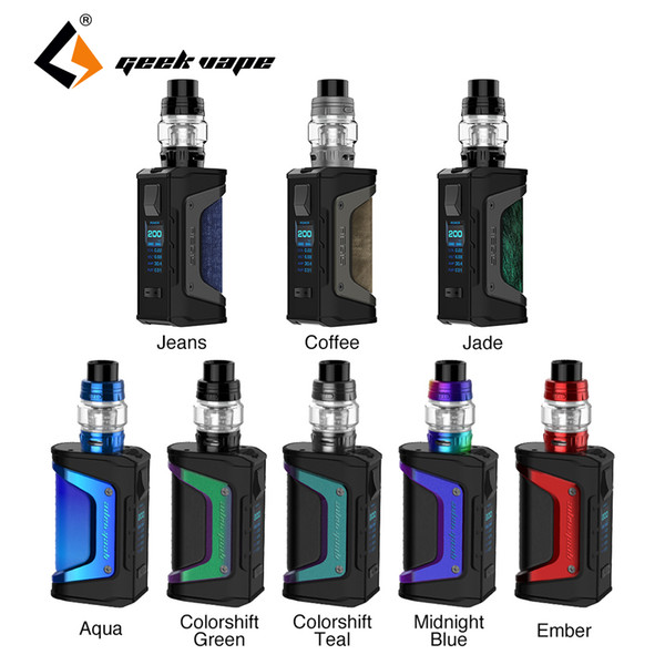 GeekVape Aegis Legend 200W TC Kit with Alpha Tank 4ml Standard Edition with All-new AS Chipset NO Battery