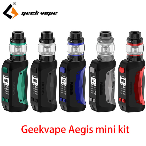 New arrival Geekvape Aegis mini 80W kit with 2200mAh Battery fast charging aegis mini mod & 5.5ml Cerberus tank vs aegis legend