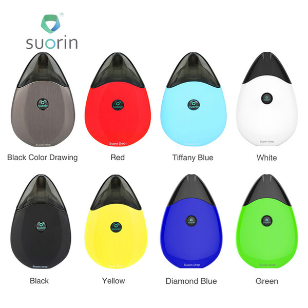 Suorin Drop Starter Kit All-in-one Style Vaping Kit Consisting of 2ml Cartridge and 310mAh Battery 100% Original