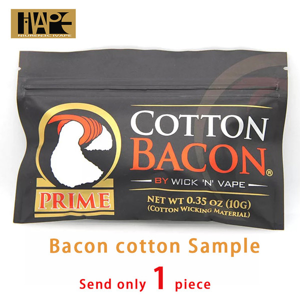 Sample Cotton Bacon Prime Organic Gold version For DIY RDA RDTA RTA Rebuild Wire Vape Cotton vape Atomizers Heating Coil Wire