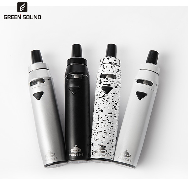 Shenzhen Electronic Cigarette Green Sound G6 Torpedo AIO E Cigarette Pen Type Vape Mod E-cig Kit