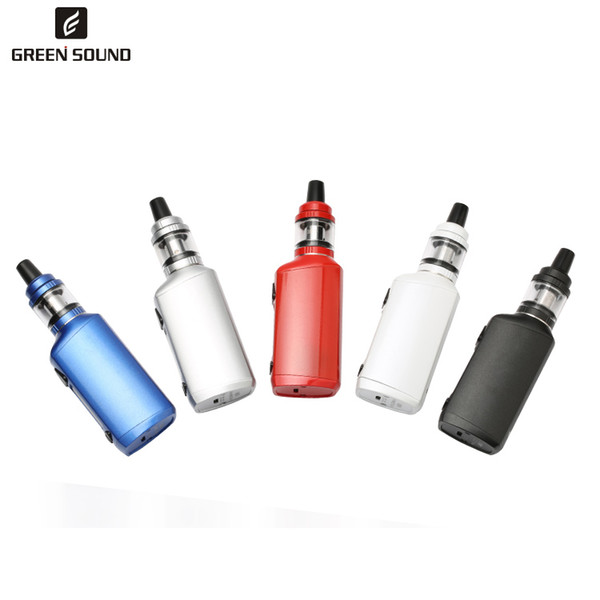 China Electronic Cigarette GS Q80 Model Five Colors 2ml Capacity 1600mAh Battery Huge Vapor 80W Box Mod Vape Kit