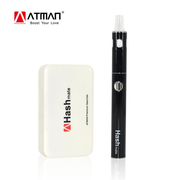 Atman Premium Hashmate 600mAh Battery Capacity the first Portable Hash Vaporizer Pen with Ceramic Chamber, durable Quartz Mouthpiece Vape