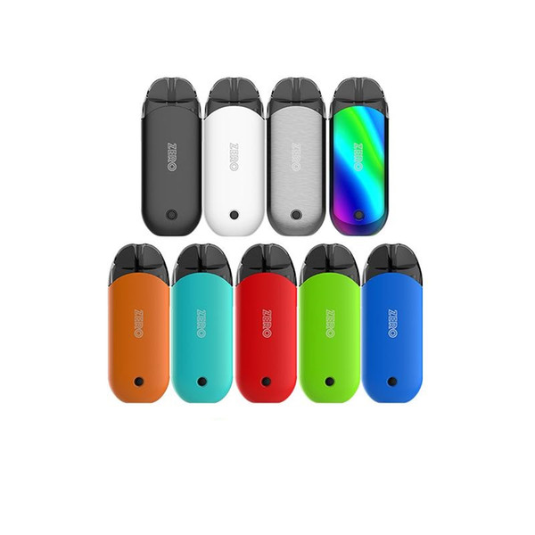 2019 Best Vaporesso Zero Pod System Kit 2ml Refillable Pod Tank 650mAh Built-in Battery Portable AIO Pod