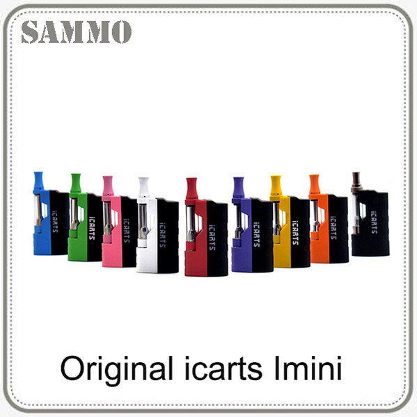 Original icarts Imini 2 Upgraded version Kit vape 650mah Battery Pre-heat Mod with 1.0ml Cartridge Kits ecigarette vs NORD kit 0268115