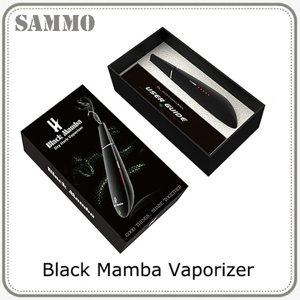 Authentic Kingtons Black Mamba Dry Herb Vaporizer Pen Kit E Cigarette Herbal Vaporizer 1600mAh Built-in Battery dry herb pen 0268069-1