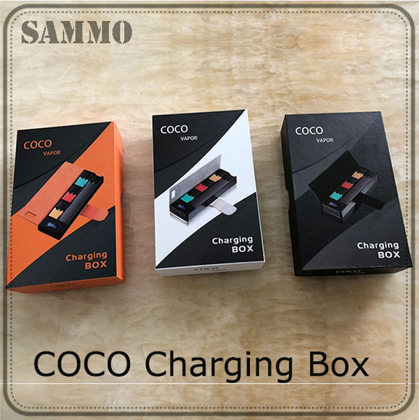 Newest COCO SMOKING Vapor Charging PCC Box 1200mAh Battery Vape Pen Starter Kit For V2 V3 Pod Cartridge 0268099-1