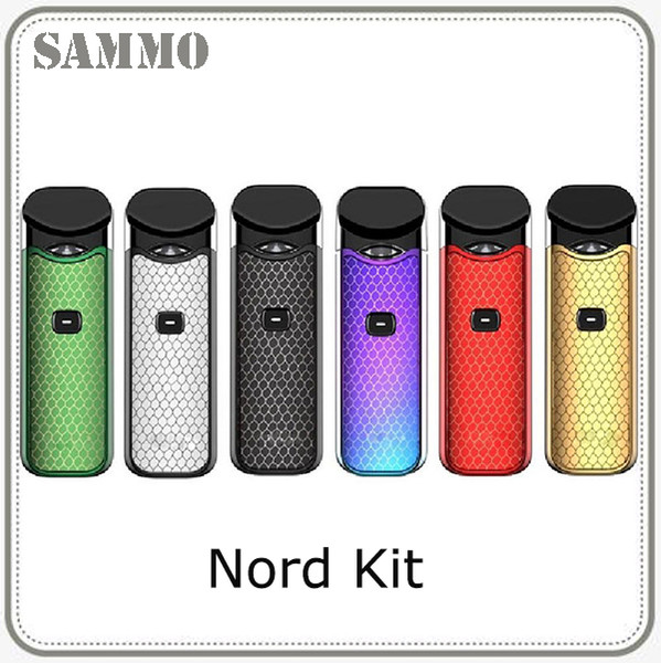 Nord Starter Kit with 1100mAh Battery 3ML Electronic Cartridge Atomizer with Nord Mesh coil Electronic Cigarette Vape novo pod kit 0268109